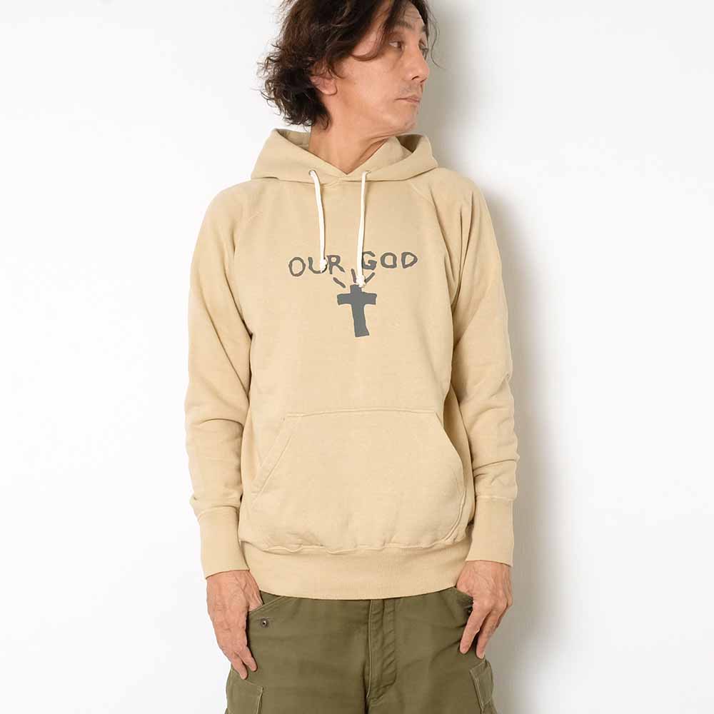 DUBBLE WORKS - RAGLAN SWEAT HOODIE - OUR GOD - 83004OUR-22
