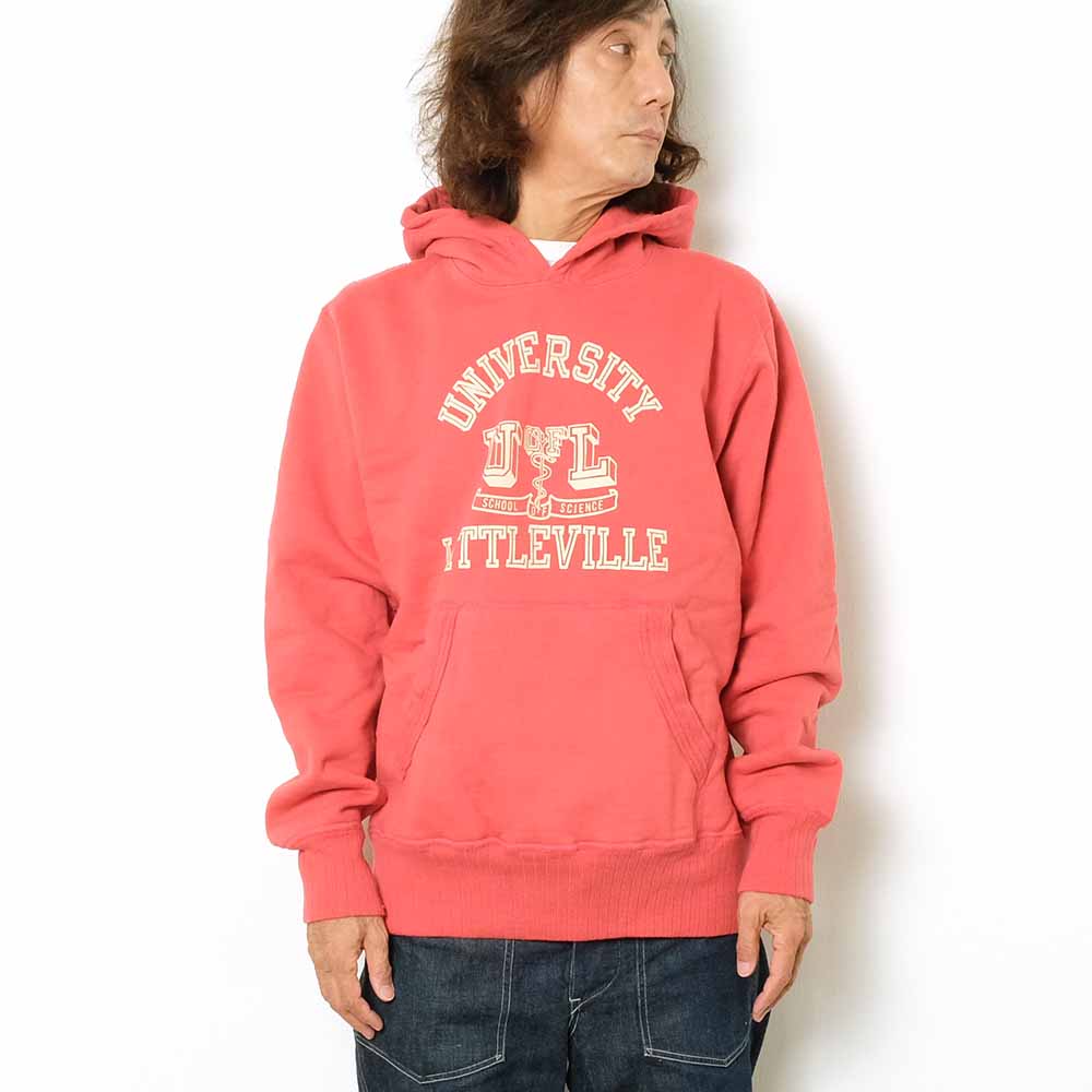 WHITESVILLE - SWEAT HOODED PARKA with PRINT -UNIVERSITY- WV69038