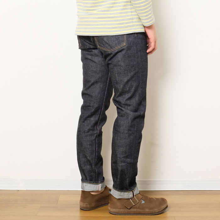 Momotaro Jeans<br>HINOYA Special Order<br>15.7oz. Selvedge Denim<br>Narrow Tapered "Kamon Embroidery"<br>H0105SP11