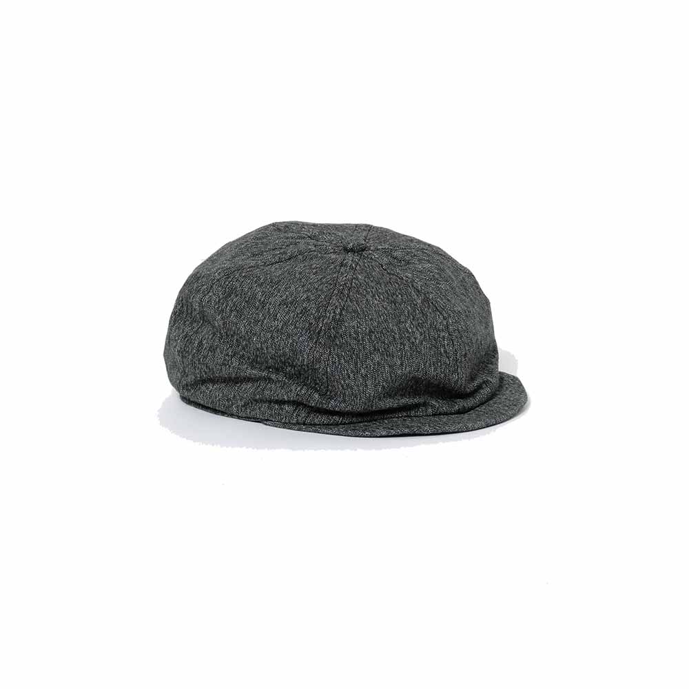 SUGAR CANE - 9oz. BLACK COVERT APPLEJACK CAP  - SC02625