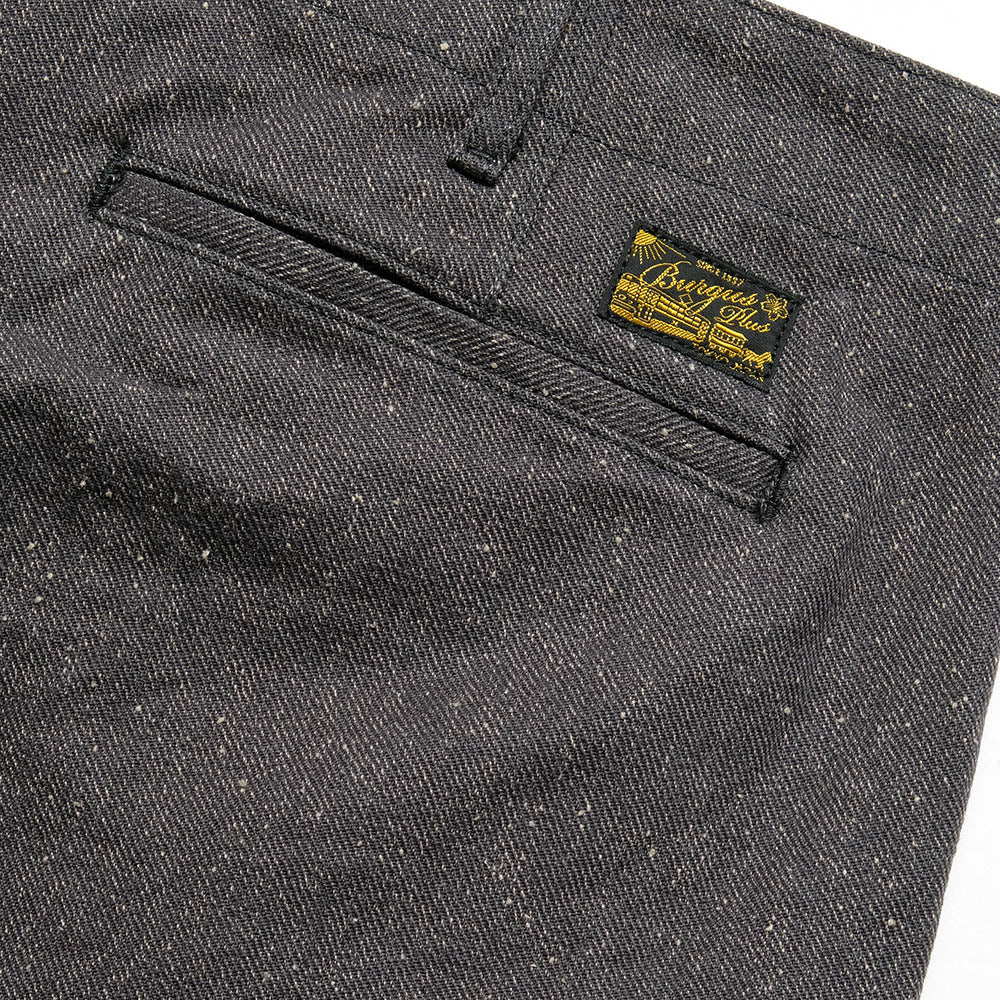 BURGUS PLUS - Lot.401Z Zip Fly - Twisted Heather Heavy Serge Trousers - 401Z-71