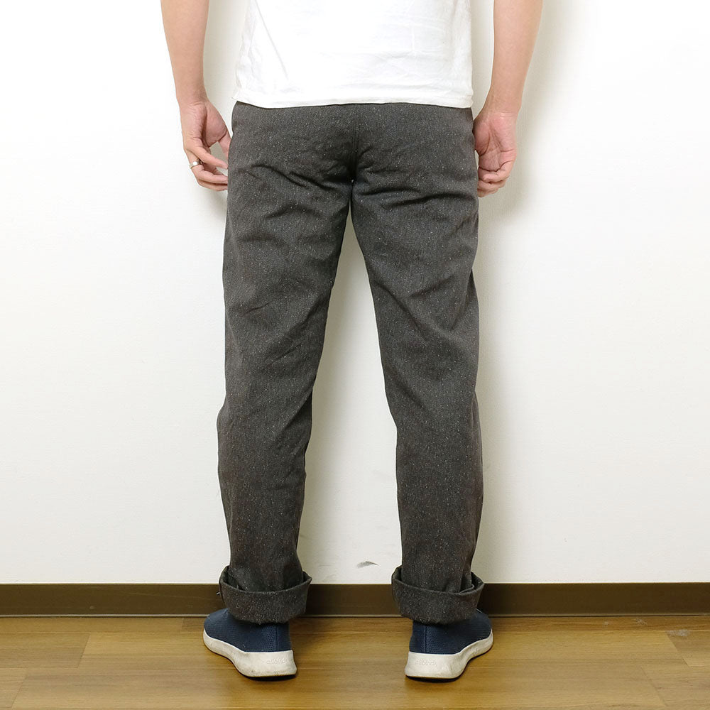 BURGUS PLUS - Lot.401Z Zip Fly - Twisted Heather Heavy Serge Trousers - 401Z-71