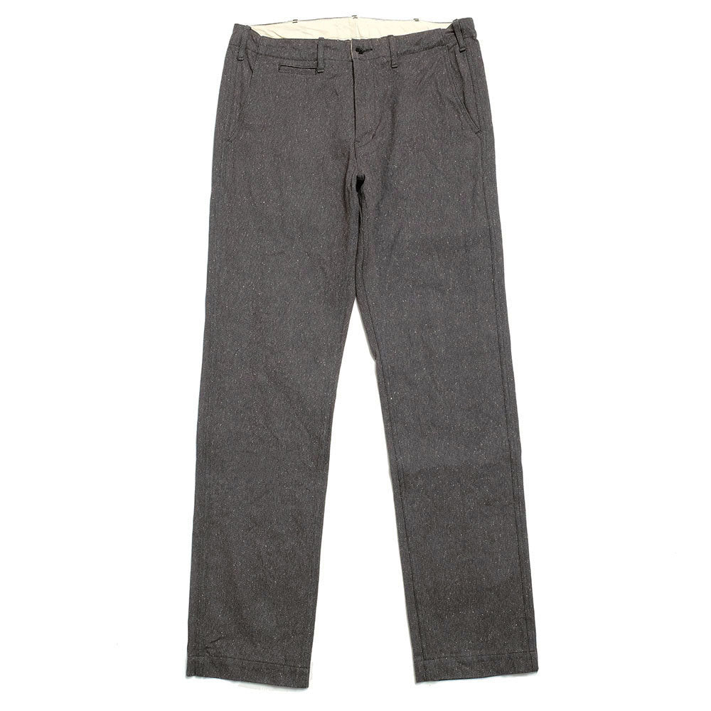 BURGUS PLUS - Lot.401Z Zip Fly - Twisted Heather Heavy Serge Trousers - 401Z-71