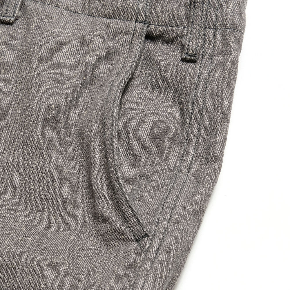 BURGUS PLUS - Lot.401Z Zip Fly - Twisted Heather Heavy Serge Trousers - 401Z-71