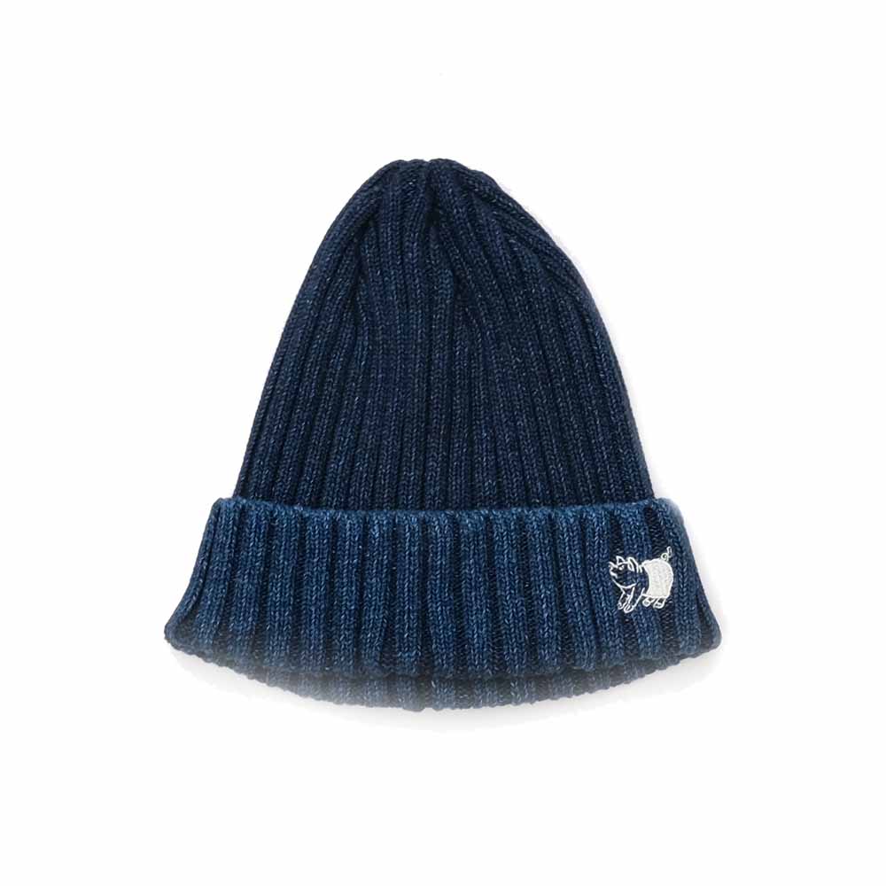 STUDIO D’ARTISAN Lot.7481 INDIGO KNIT CAP 7481