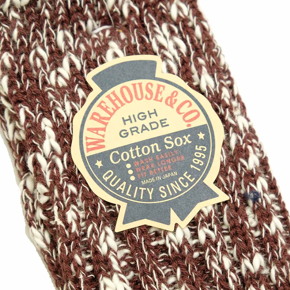 WAREHOUSE - Lot 5235 SLUB RIB ZOKKI SOCKS - 5235WH