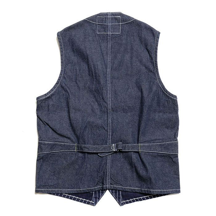 Sugar Cane - 9oz. Wabash Stripe Work Vest - SC12654