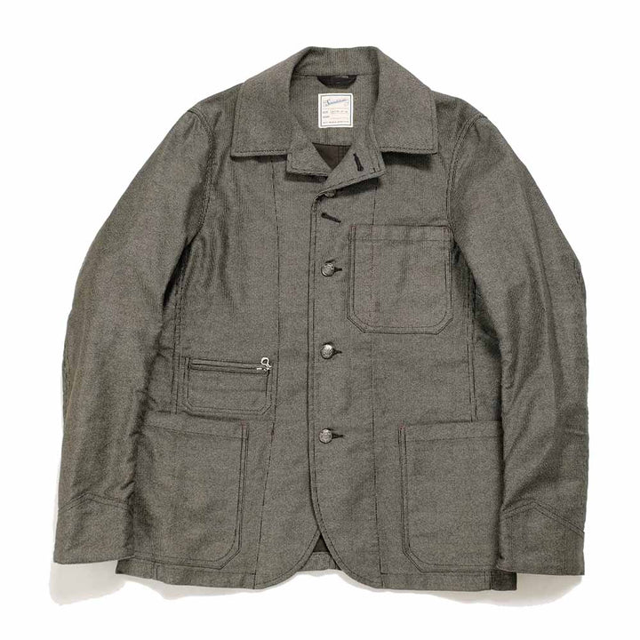 Soundman Coverall Jacket "Birmingham" 抜染ストライプ モールスキン M374-152S