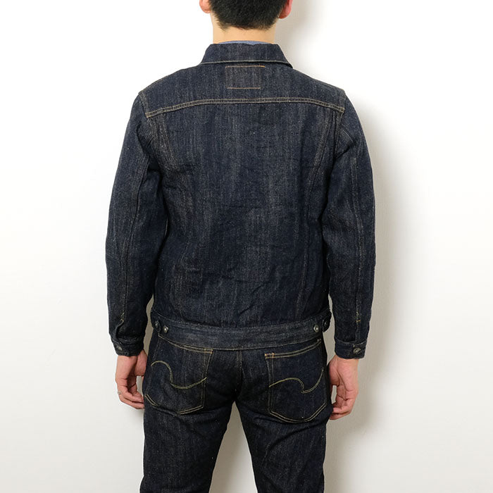 Oni Denim<br>12oz Loose Weave Denim<br>”KIRAKU II”<br>天然藍ロープ染色<br>3rd Type Denim Jacket<br>ONI-02207P