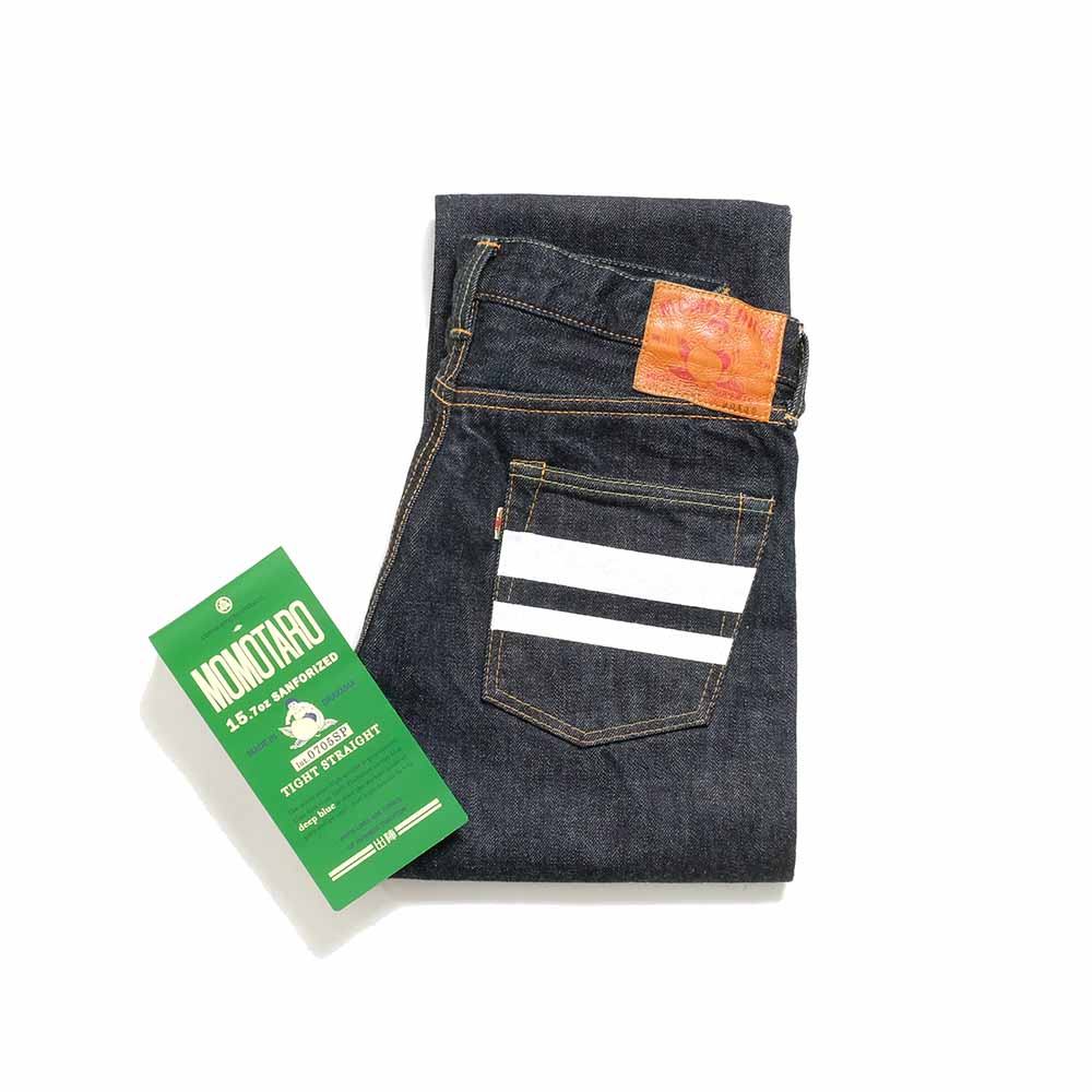 Momotaro Jeans<br>15.7oz Super Dark Indigo<br>SHUTSUJIN Tight Straight<br>0705SP
