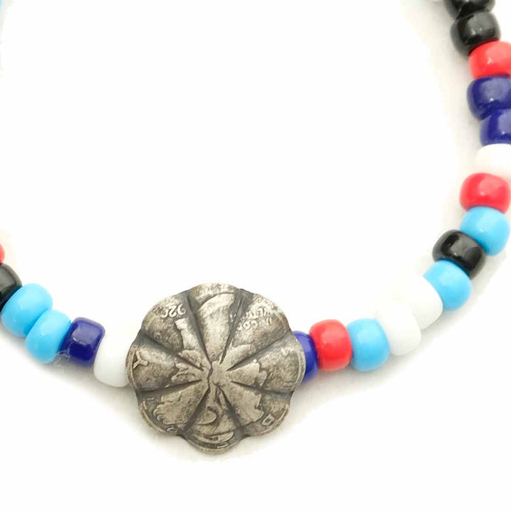 Button Works - DIME COIN BEADS BRACELET - BW-0063