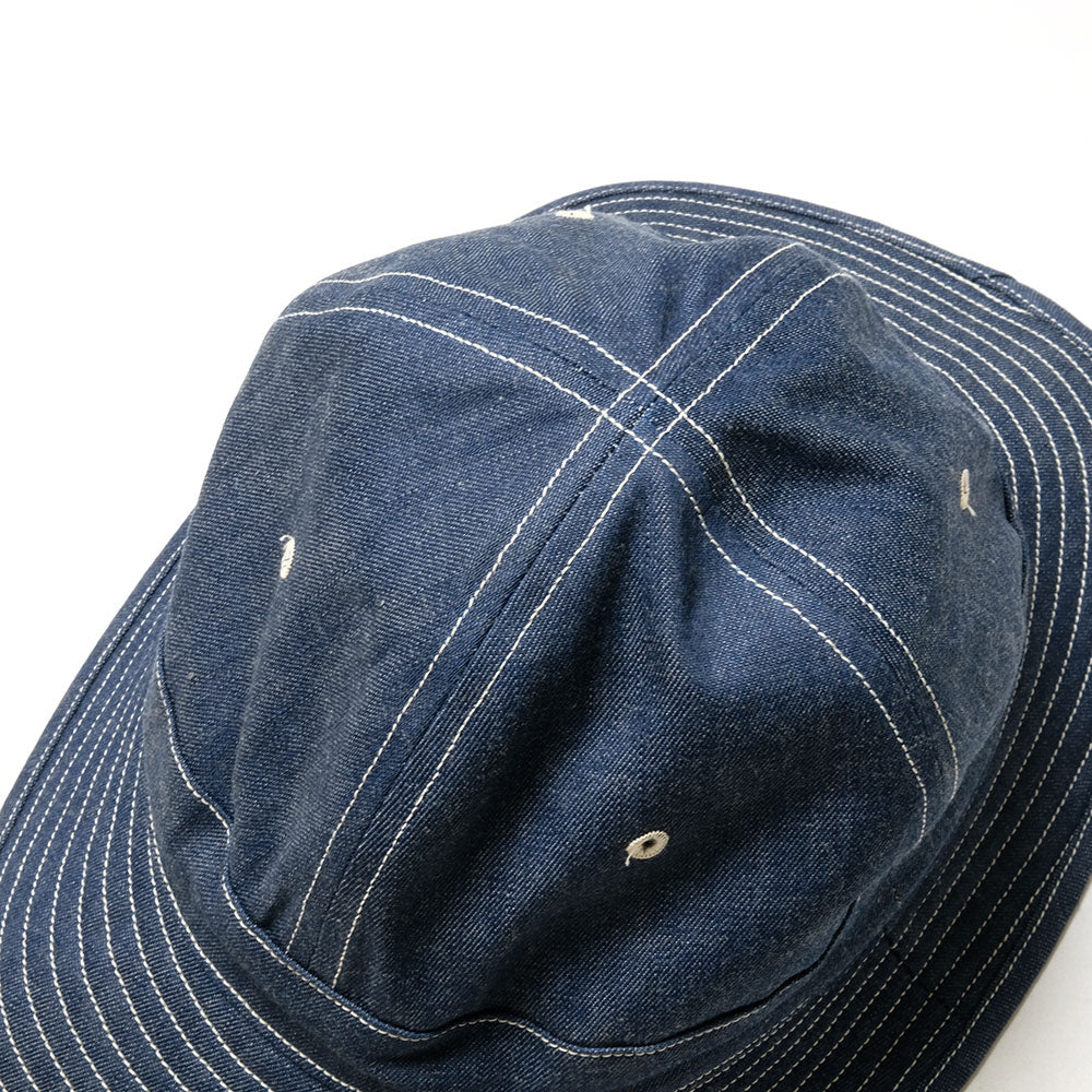 WAREHOUSE - Lot 5200 DENIM ARMY HAT - 5200WH