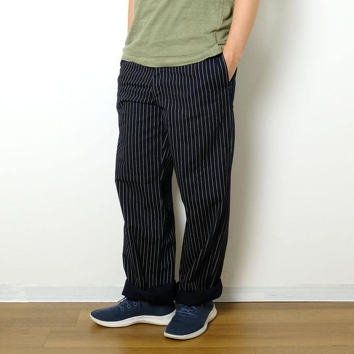 Burgus Plus - French Work Pants - Wabash Stripe - 550-10