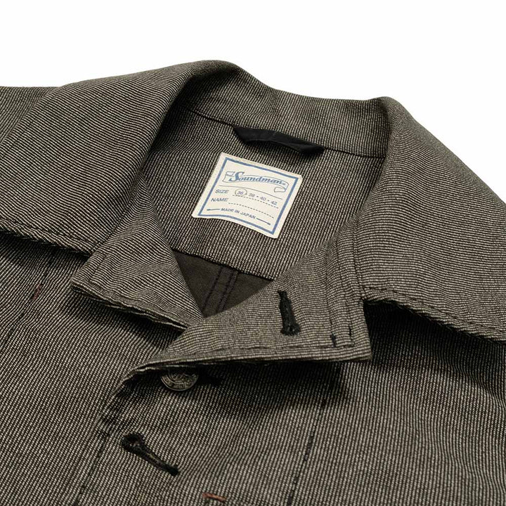 Soundman Coverall Jacket "Birmingham" 抜染ストライプ モールスキン M374-152S