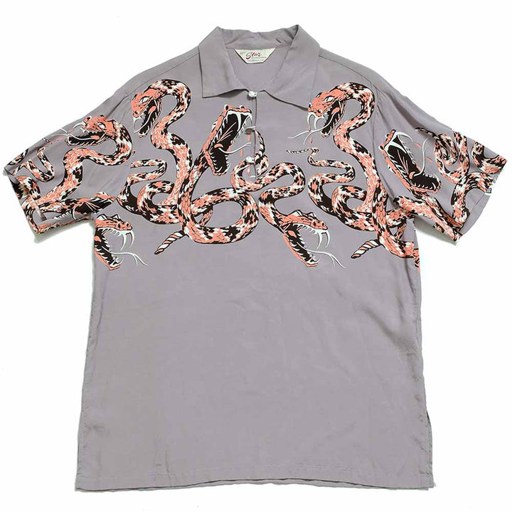 STAR OF HOLLYWOOD HIGH DENSITY RAYON S/S PULLOVER SHIRT "RATTLE SNAKE" SH38377