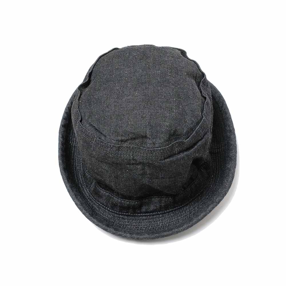 Sugar Cane 10oz.Denim Pork Pie Hat SC02466