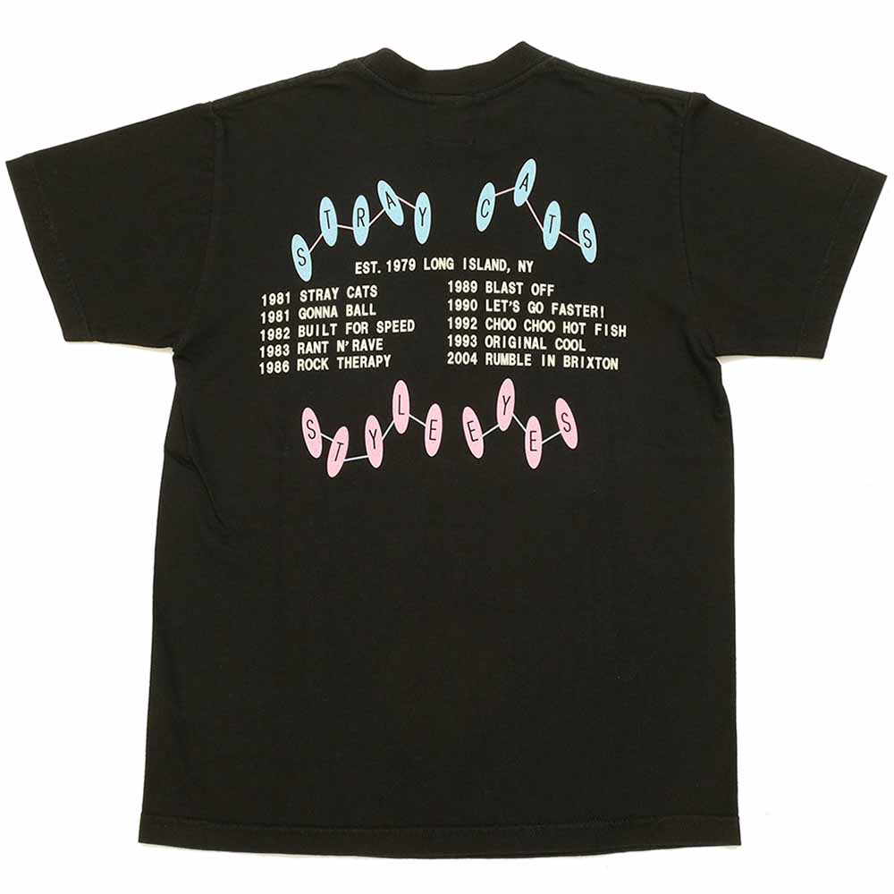 STRAY CATS × STYLE EYES - ROCK T-SHIRT LIMITED EDITION - BUILT FOR SPEED - SE78300