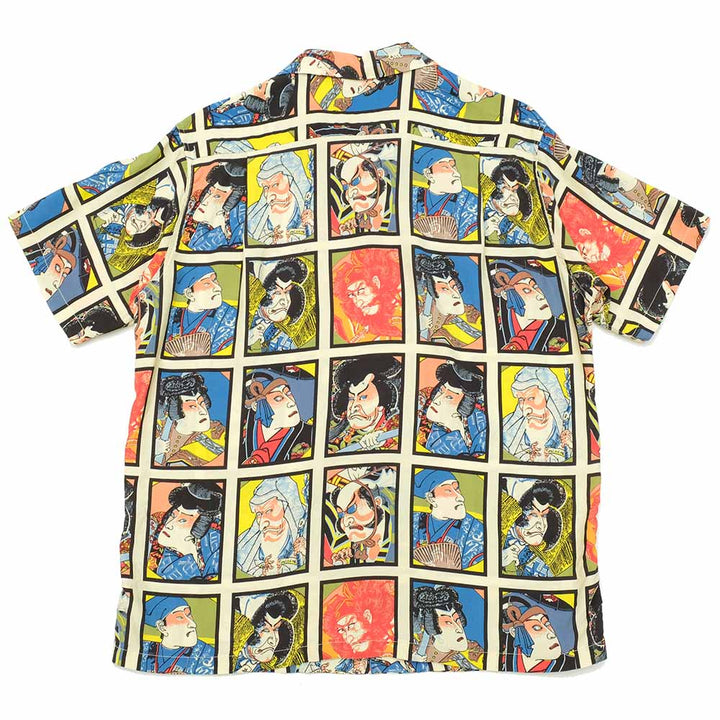 STAR OF HOLLYWOOD<br>HIGH DENSITY RAYON S/S OPEN SHIRT<br>KABUKI<br>SH38891