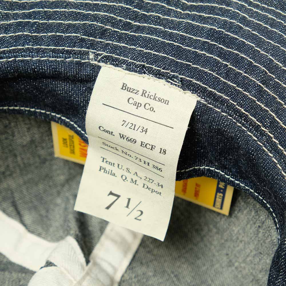 Buzz Rickson's - HAT,WORKING,DENIM - BR01476