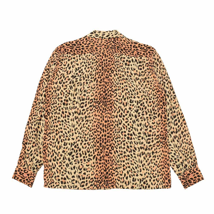 STAR OF HOLLYWOOD - HIGH DENSITY RAYON L/S OPEN SHIRT - LEOPARD - SH29079
