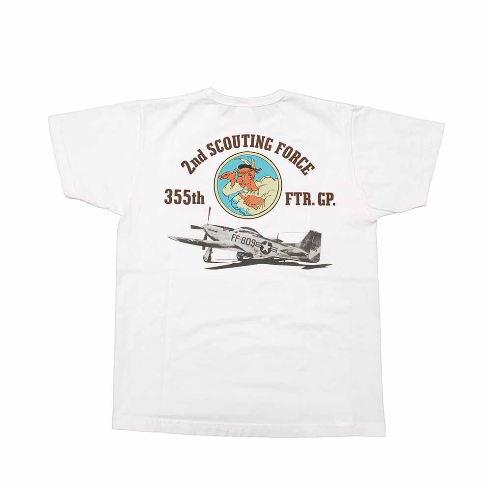 BUZZ RICKSON'S - S/S T-SHIRT - 2nd SCOUTING FORCE - BR79126