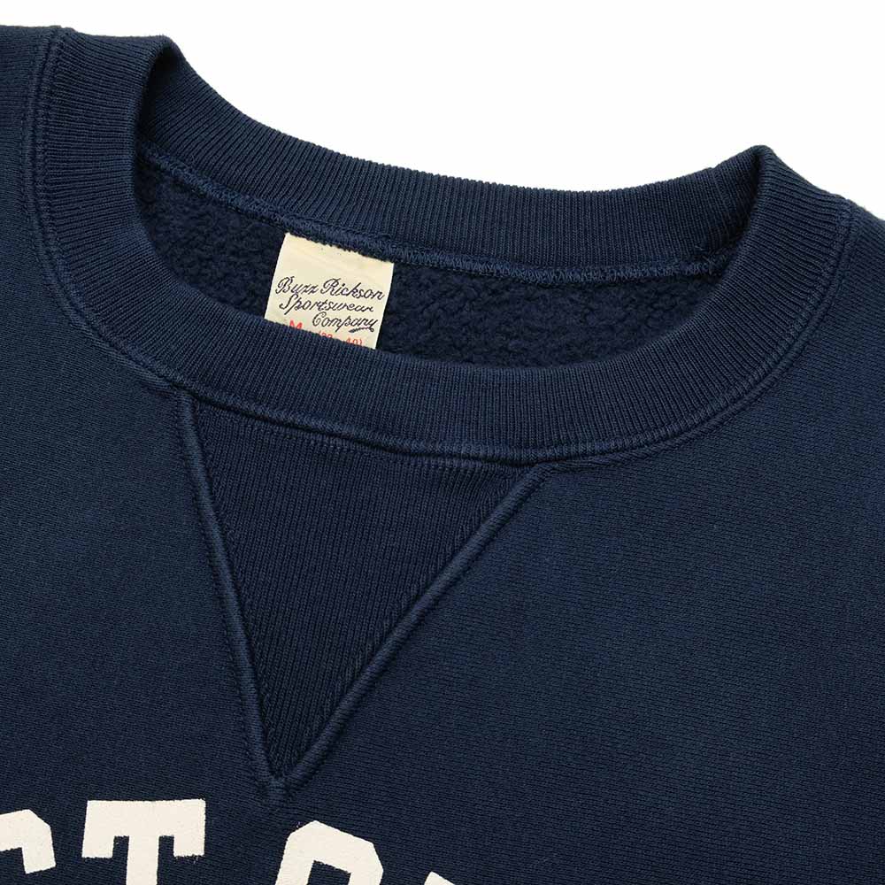 BUZZ RICKSON'S - HORIZONTAL KNITTING SWEATSHIRT - COAST GUARD - BR68913