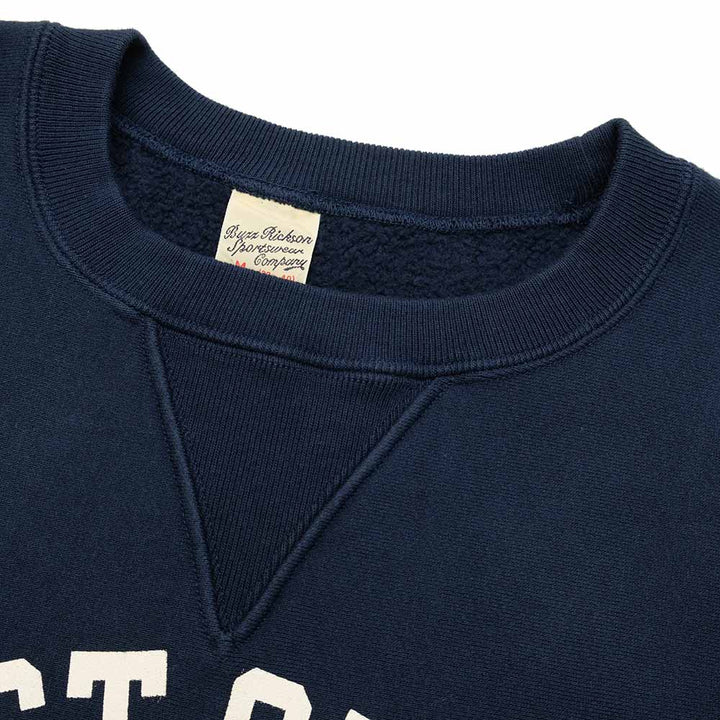 BUZZ RICKSON'S - HORIZONTAL KNITTING SWEATSHIRT - COAST GUARD - BR68913