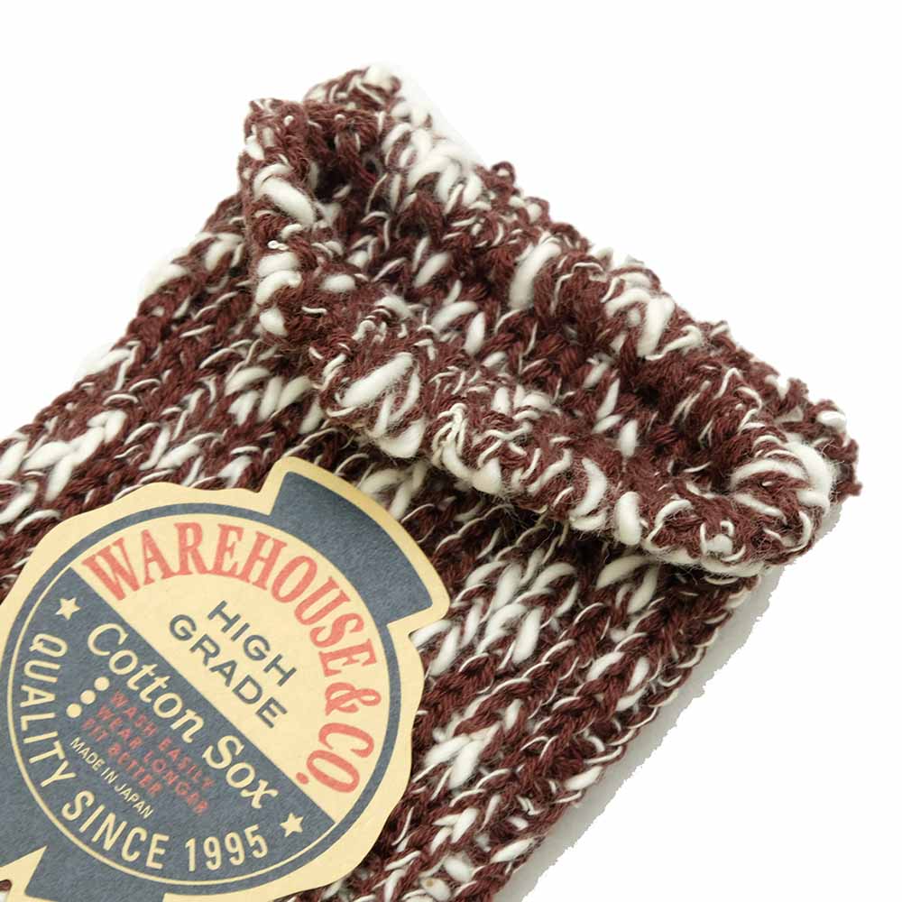 WAREHOUSE - Lot 5235 SLUB RIB ZOKKI SOCKS - 5235WH