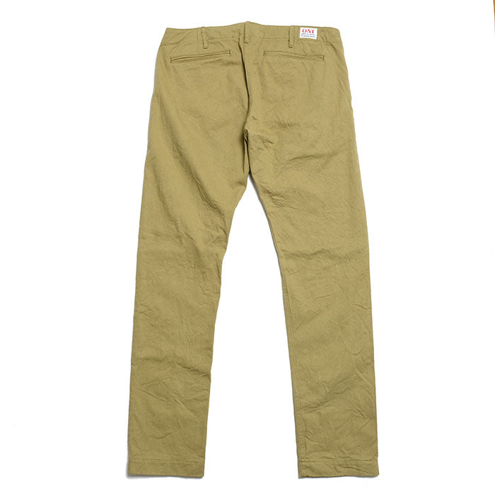 Oni Denim<br>British Drill Selvedge Trousers<br>ONI-757