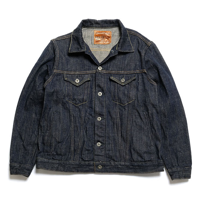 Oni Denim<br>12oz Loose Weave Denim<br>”KIRAKU II”<br>天然藍ロープ染色<br>3rd Type Denim Jacket<br>ONI-02207P