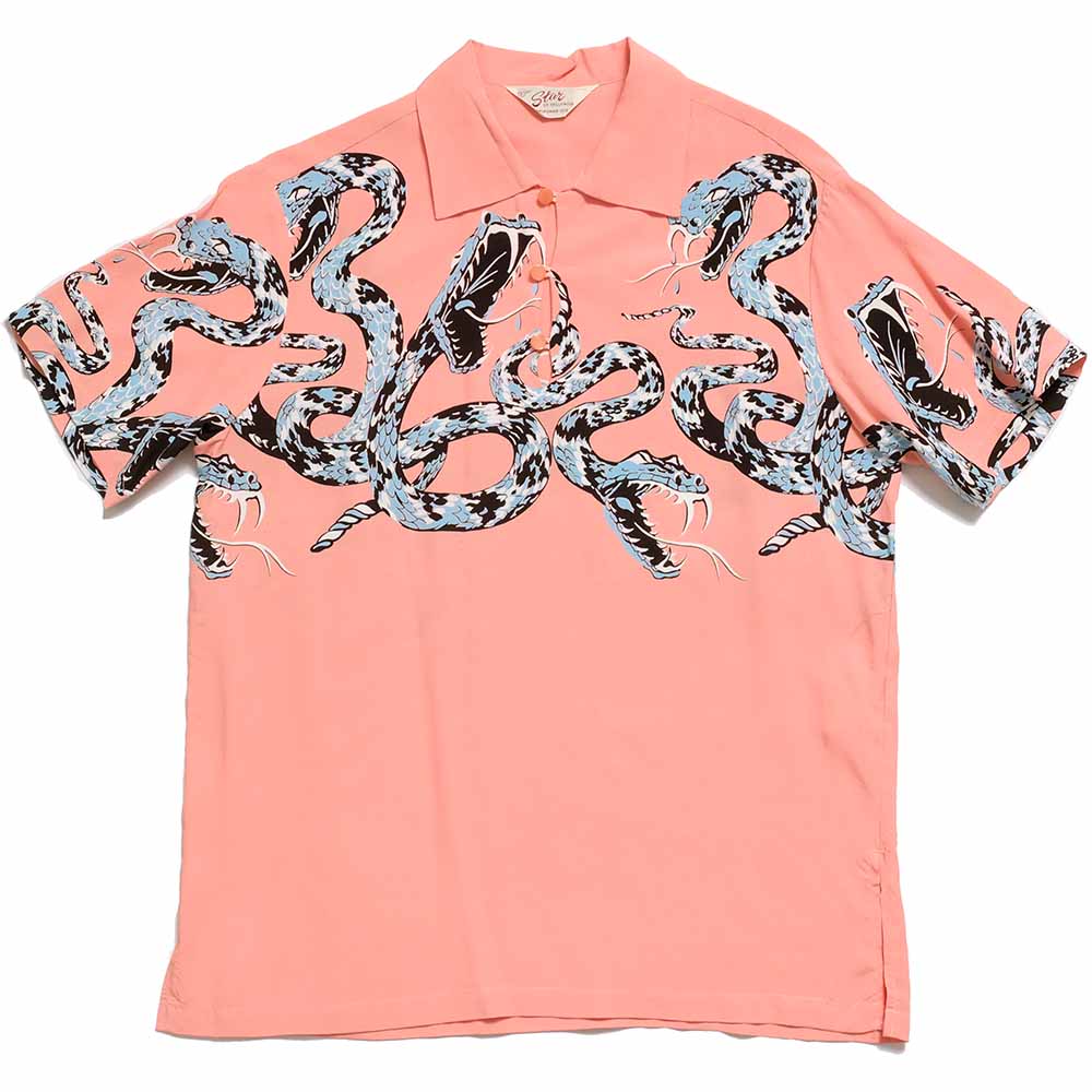 STAR OF HOLLYWOOD HIGH DENSITY RAYON S/S PULLOVER SHIRT "RATTLE SNAKE" SH38377