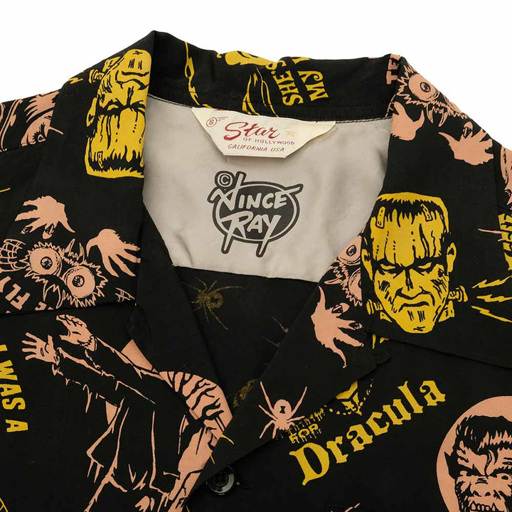 STAR OF HOLLYWOOD - HIGH DENSITY RAYON OPEN SHIRT - THE MONSTERS - SH38871