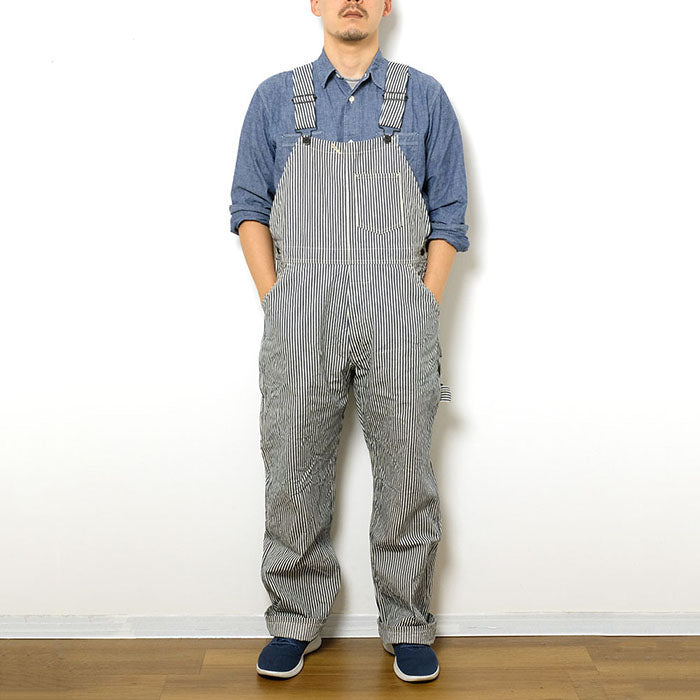 70001-15 Hickory Stripe Bib Overall