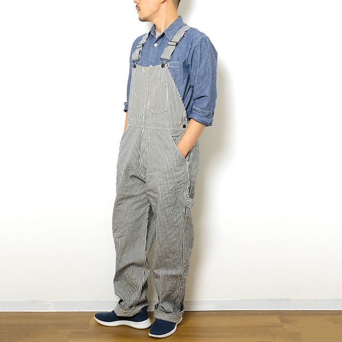 70001-15 Hickory Stripe Bib Overall