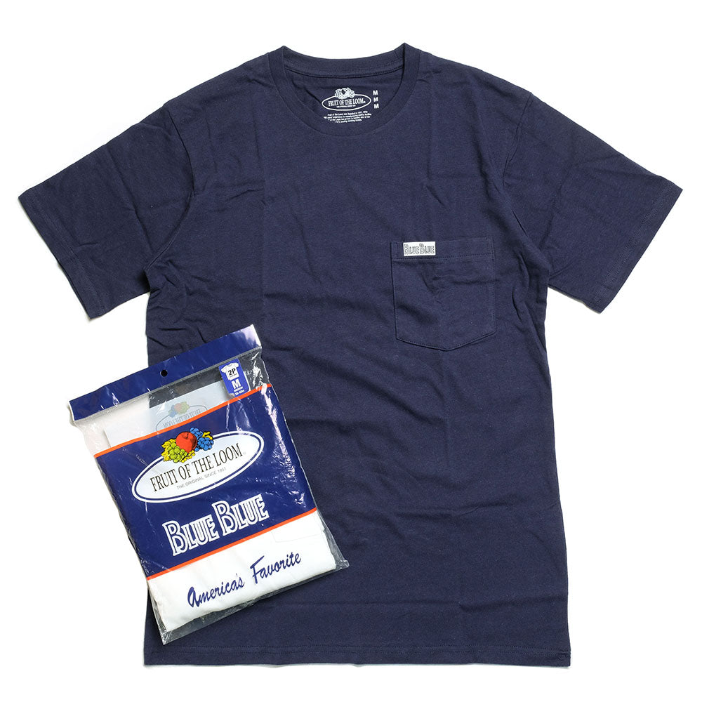 BLUE BLUE - FRUIT OF THE LOOM ・ BLUE BLUE 2 Packs of Pocket T-shirt - 700059795