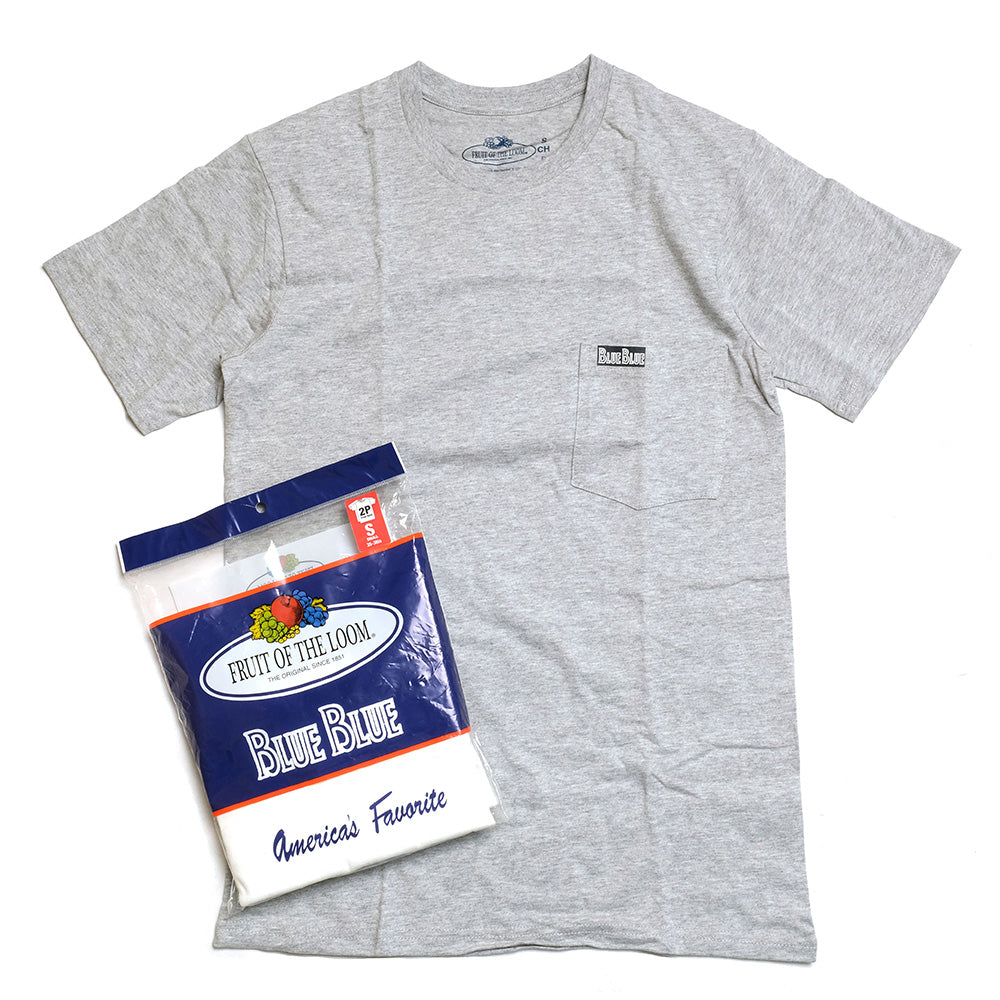 BLUE BLUE - FRUIT OF THE LOOM ・ BLUE BLUE 2 Packs of Pocket T-shirt - 700059795