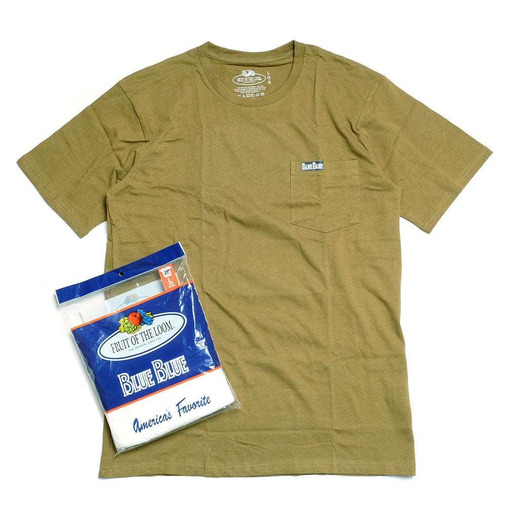 BLUE BLUE - FRUIT OF THE LOOM ・ BLUE BLUE 2 Packs of Pocket T-shirt - 700059795