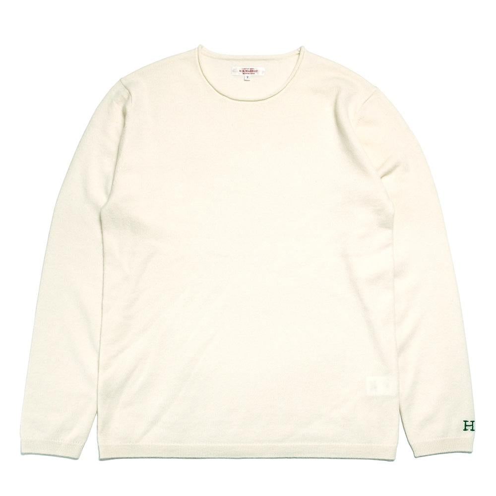 HOLLYWOOD RANCH MARKET<br>Merino Cashmere Washable Crew Neck Sweater<br>700087195