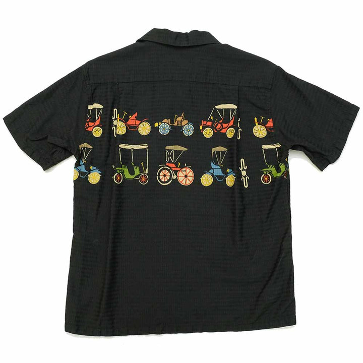 STAR OF HOLLYWOOD<br>DOBBY COTTON S/S OPEN SHIRT<br>CLASSIC CARS<br>SH38886