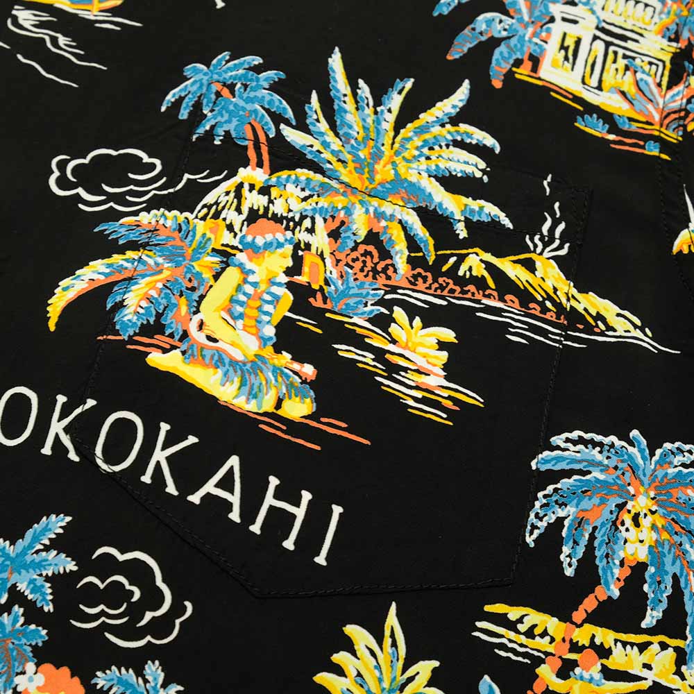 SUN SURF HINOYA EXCLUSIVE S/S RAYON HAWAIIAN SHIRT PILIANI SS38905HY