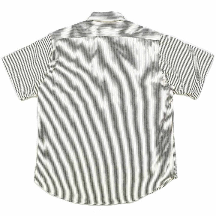 SUGAR CANE - HICKORY STRIPE S/S WORK SHIRT - SC37944