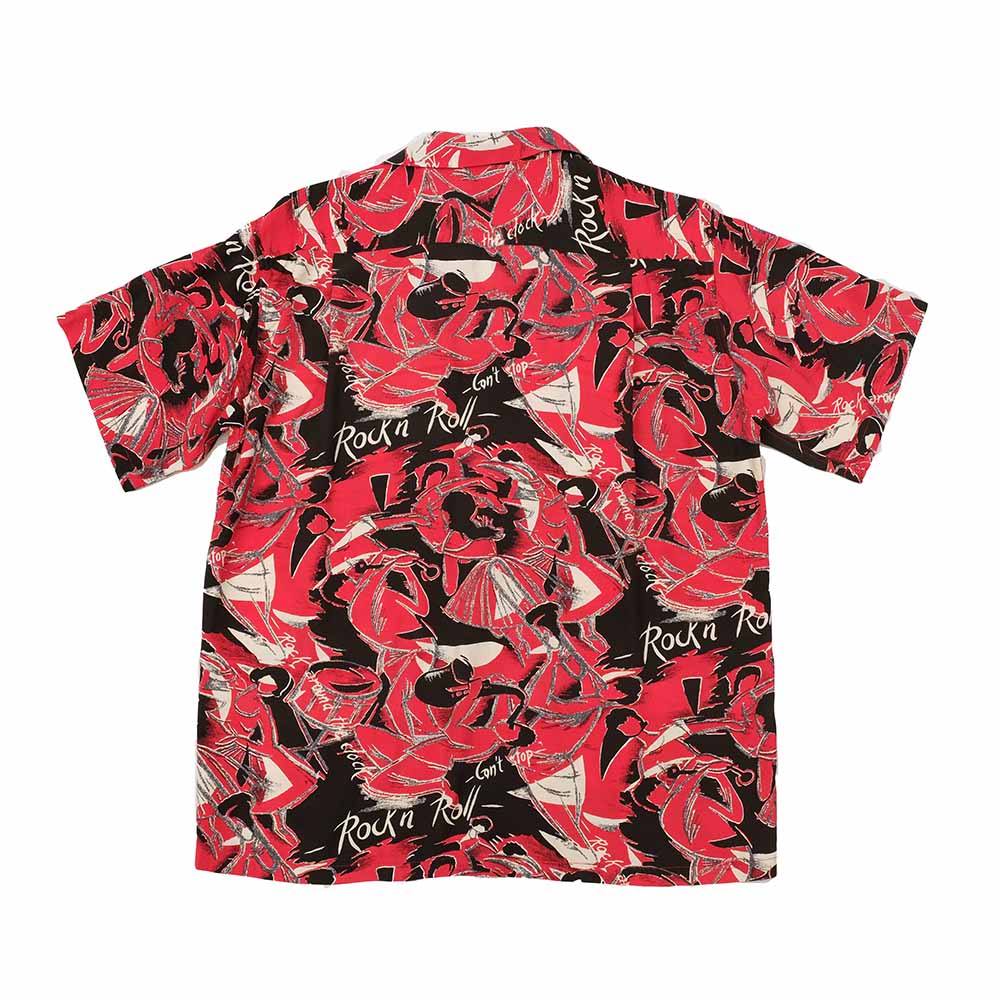 STAR OF HOLLYWOOD - HIGH DENSITY RAYON OPEN SHIRT - ROCK 'N' ROLL - SH39090
