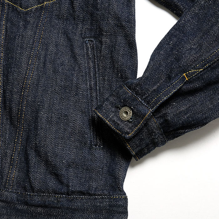 Oni Denim<br>12oz Loose Weave Denim<br>”KIRAKU II”<br>天然藍ロープ染色<br>3rd Type Denim Jacket<br>ONI-02207P