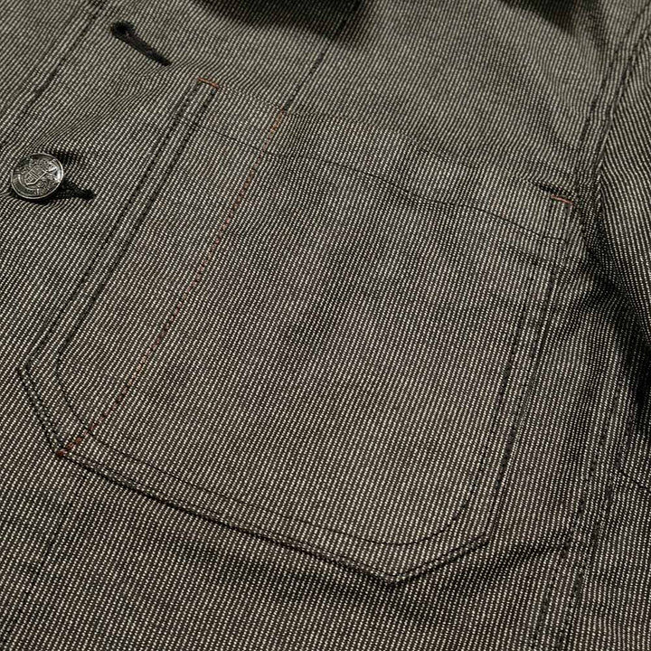 Soundman Coverall Jacket "Birmingham" 抜染ストライプ モールスキン M374-152S