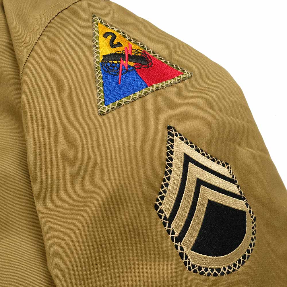BUZZ RICKSON'S TANKERS PATCH POCKET "2nd ARMOR DIVISION" BR14944