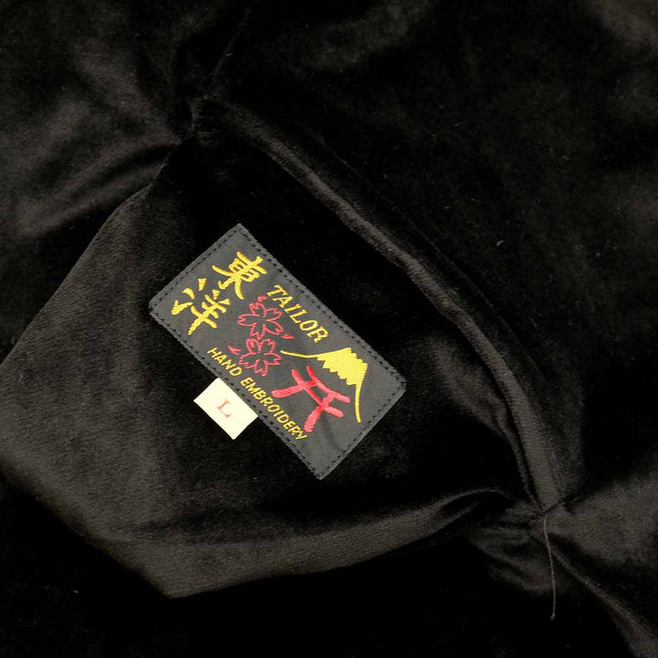 TAILOR TOYO Velveteen Souvenir Jacket POLAR BEAR X ALASKA MAP TT15175-119