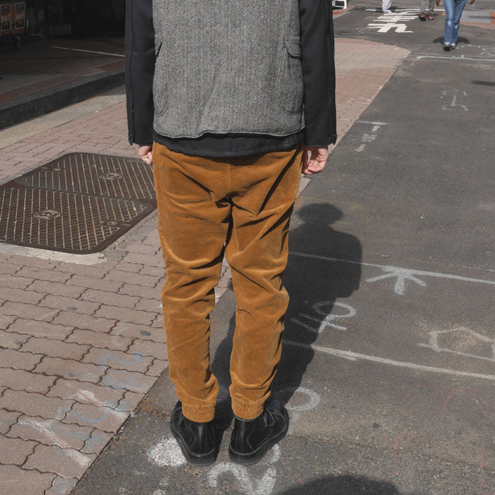 HOLLYWOOD RANCH MARKET<br>Brushed Back stretch Corduroy Slim Jogger Pants<br>700083932