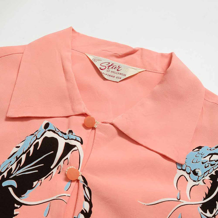 STAR OF HOLLYWOOD HIGH DENSITY RAYON S/S PULLOVER SHIRT "RATTLE SNAKE" SH38377