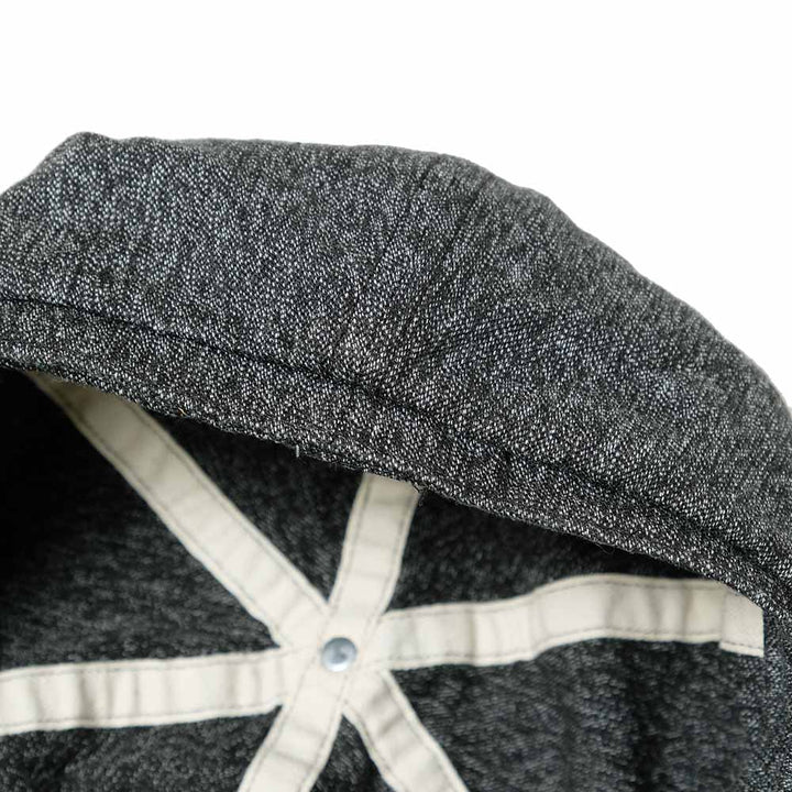 SUGAR CANE - 9oz. BLACK COVERT APPLEJACK CAP  - SC02625