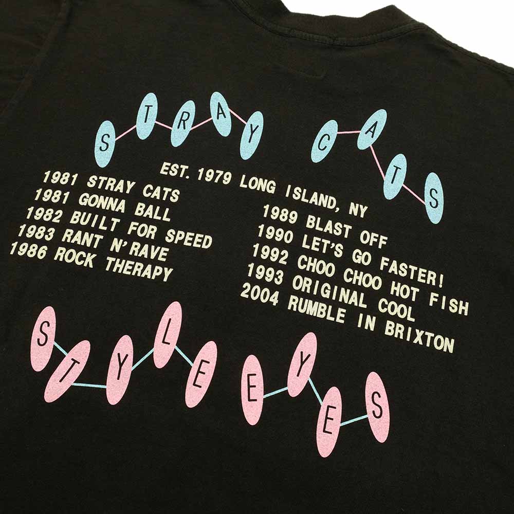 STRAY CATS × STYLE EYES - ROCK T-SHIRT LIMITED EDITION - BUILT FOR SPEED - SE78300